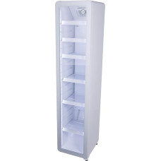 Gastro-Cool - Bottle Fridge - Narrow - Rounded - White - LED - GCGD175