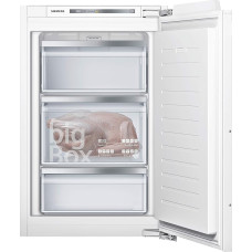 Siemens GI21VADE0 iQ500 Built-In Freezer, Made in Germany, lowFrost, SoftClosing Door, Super Freezer, Big Box, 176 kWh per Year, 96 L, FreshSense, Flat Hinge with Soft Feed