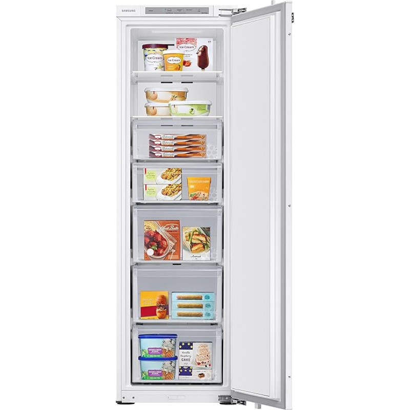 Samsung BRZ22610EWW/EG Built-in Freezer, AI Energy Mode, No Frost+, Cool Select+, 35 dB(A) Digital Inverter Technology, White, 177 cm, 218 cm