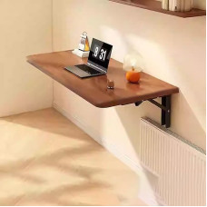 BAYTEWJX Puidust seina kokkupandav laud Seina kontorilaud söögilaud laud kokkupandav laud kokkupandav köögilaud ja ujuv laud ruumi kokkuhoidmine õpperuumi kööki pesumaja jne.