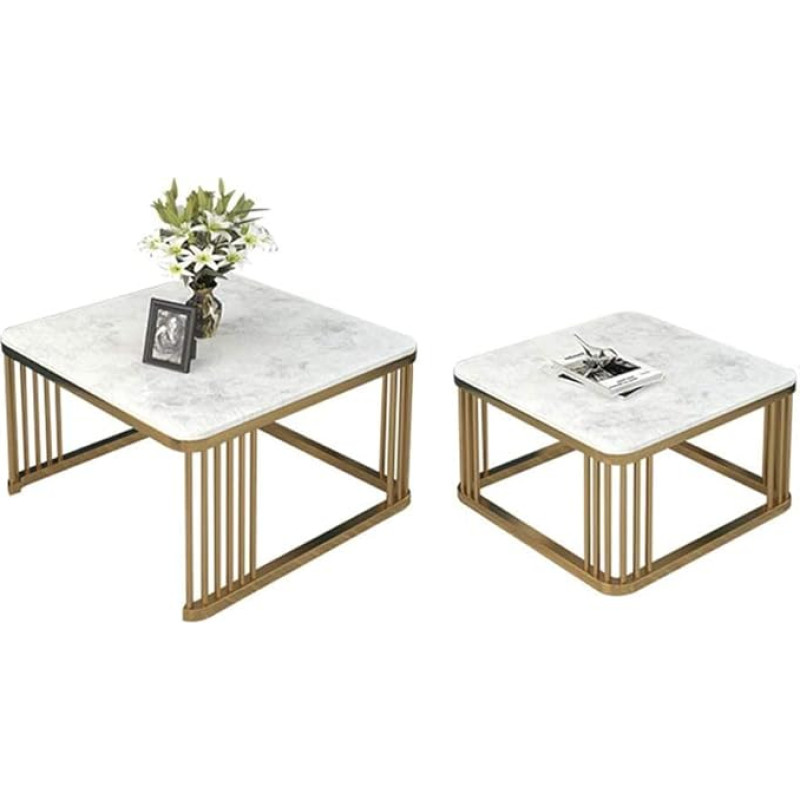 Moodne elutoa laudade komplekt marmorpinnaga, põhjamaine minimalistlik disain koju, kontorisse, vastuvõtule