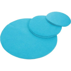 OUNONA 24 Stück Teiliges Filz Topf Pfannenschutz rutschfeste Tellertrenner für Geschirr und Kochgeschirr Schützt vor Kratzern Bruch und Abnutzung für Porzellan und Aufbewahrung