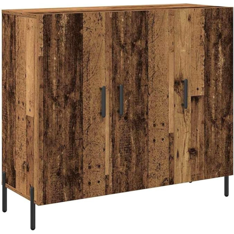 vidaXL küljepaneel Vintage Wood 90 x 34 x 80 cm Puitmaterjali