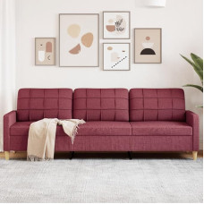 ShGaxin 4007420 3-kohaline diivan veinipunane 210 cm kangas, Lounge diivan, diivanid ja diivanid, Relax diivan, diivan elutuppa
