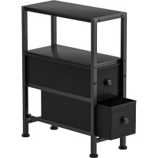 Väike kitsas küljelaud sahtlitega, kitsas küljelaud väikestesse ruumidesse, kitsas öökapp hoiuruumiga, diivanilaua öökapp elutuppa, magamistuppa, õppetuppa, kööki ja rõdule