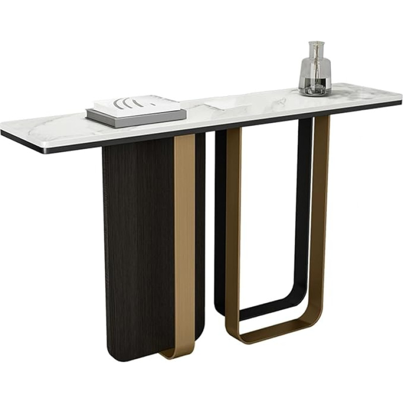 Moderner Konsolentisch für den Eingangsbereich, Akzenttisch für Wohnzimmer, Flur und Foyer, dekorativer Flurtisch (51,1