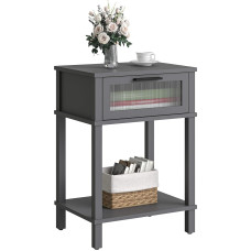 MLBZ10G Puidust öökapp koos sahtliga Hall öökappide kaasaegne stiil Väike küljelaud koos hoiuriiuliga magamistoas elutoas