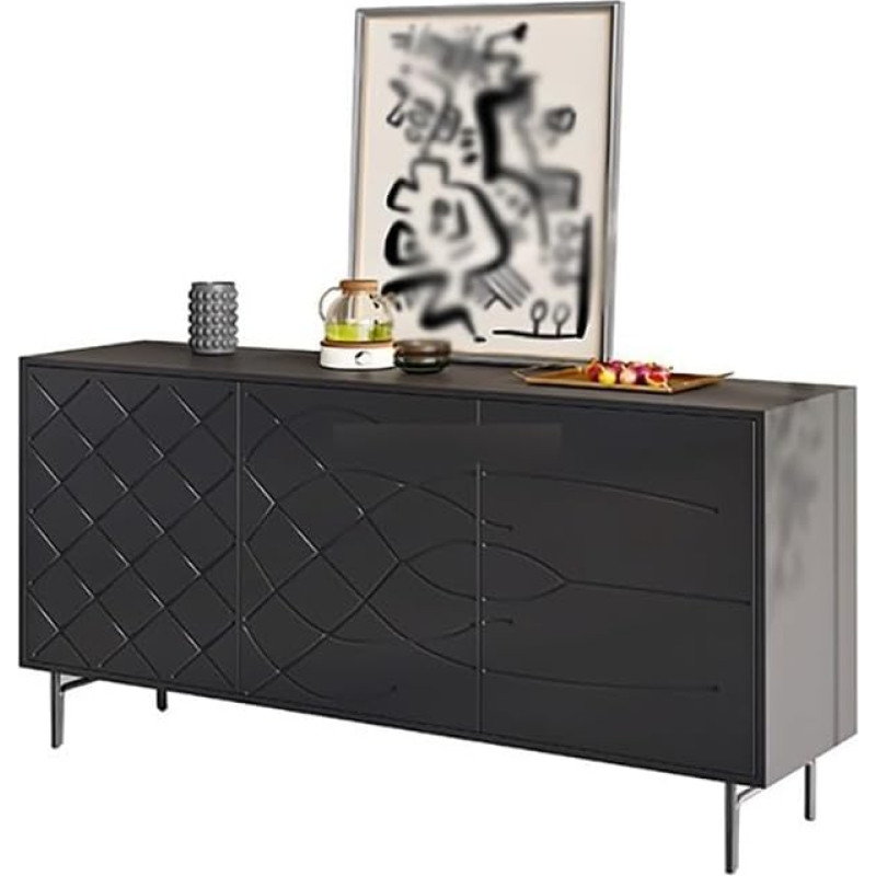 Konsoollauad 160 cm puidust sissepääsukapp Minimalistlik elutoa sisekujundus Külgkapp kööki, magamistuppa, esikusse jne.