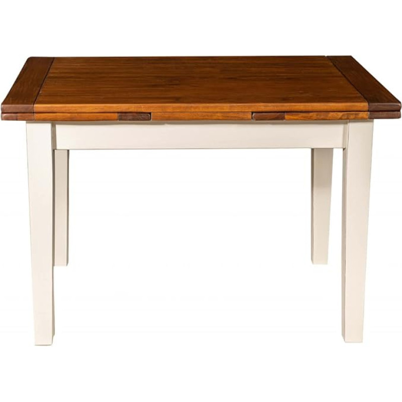 Biscottini pikendatav söögilaud, Made in Italy, 120 x 80 cm, söögilaud, täispuit, pikendatav köögilaud