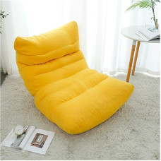 ArtsPavilion Lounge Chair Lazy Boden Diivan Akzent Sitzsack Couch Für Wohnzimmer Eckstuhl Schlafzimmer Salon Büro Yellow