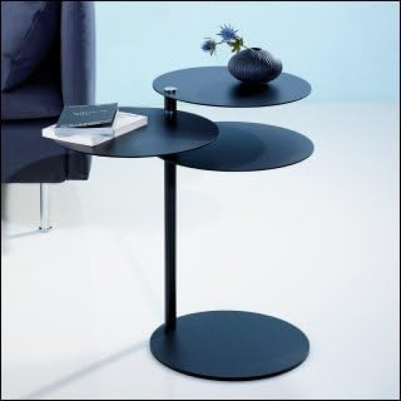 Molino küljelaud, pulbervärvitud must teras