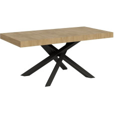 Laud Volantis pikendatav tammepuu naturaalne 90 x 180 cm pikk 284 raam antratsiit