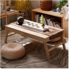 Kaasaskantav kokkupandav kohvilaud, põrandalaud, täispuidust söögilaud, madal laud põrandalaudadele, madal laud, multifunktsionaalne madal laud