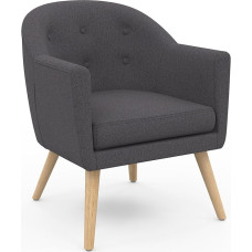 IDMarket - Olan Cabrio Skandinaavia tugitool, kangas, süsihall