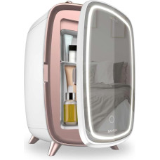 Cecotec Bamba CoolingBeauty 6000 Cosmetic Mini Fridge Mirror, 6 L, Mirror Door, LED Light, 3 Intensities, Cooling up to 10 °C, Its Motor is Silent, Handle, Shelf, Freshness