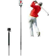 Golf Monopod Selfie Stick koos maapealse piigiga, Golf Swing Analyzer telefonihoidja treeningu abivahendiks, Golf Selfie Stick, telefonihoidja kiikede salvestamiseks