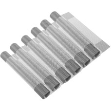 Gatuida 6 Stück Teiliges Platzset für Esstisch rutschfeste Hitzebeständige Tischsets in Elegantem Europäischem Stil als Dekoration und Schutz für Küchen Esstische Geeignet für Innen