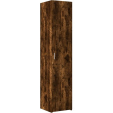 vidaXL Highboard suitsutatud tammepuust 40 x 42,5 x 185 cm Puidu materjal