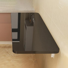 Platzsparende Wand-Klapp-Werkbank und Klapptisch - einfach zu montierender Holztisch für Küche, Arbeitszimmer, Wäsche, Balkon und Schlafzimmer
