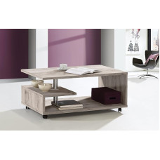 FORTE Bailey kohvilaud, puukomposiit, liivapuu, 105 x 60 x 45,60 cm