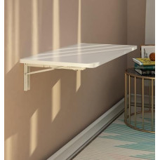 Klapptisch zur Wandmontage, Holzklapptisch, Küchentisch mit Aufbewahrungsregal, einfach zu montieren, platzsparende Werkbank für Zuhause, Büro, Restaurant und Arbeitszimmer