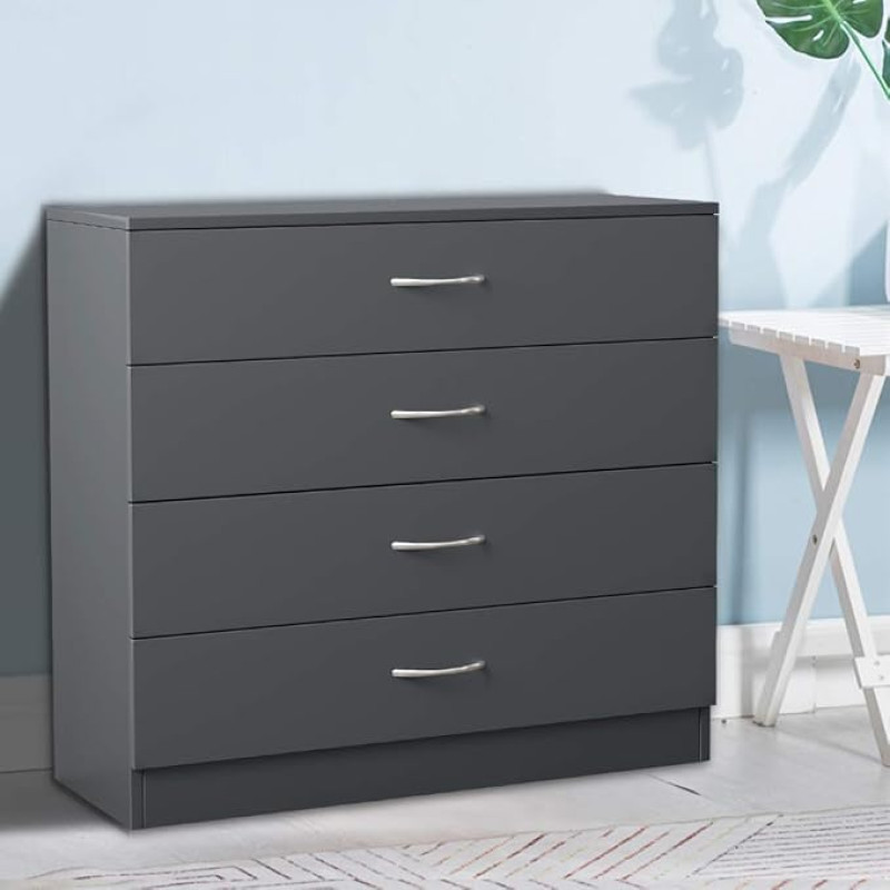 NRG 4 sahtli ja metallist käepidemetega kapp 75 x 36 x 72 cm Hall