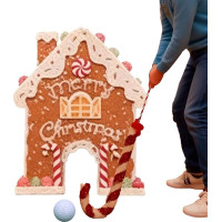Genérico Golfspiele für Erwachsene im Freien, Lebkuchenhaus, Mini-Golfplatz für Weihnachten, für Urlaubstreffen und Dekoration für Haus und Zimmer