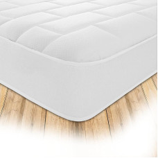 Starlight Beds Essentials hübriidmäluvahuga vedrumadrats, suur, 90 x 190 x 19 cm, valge, pehme tugevus, 19 cm sügavus