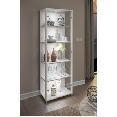 möbelando Berlin VIII vitriinkapp valge