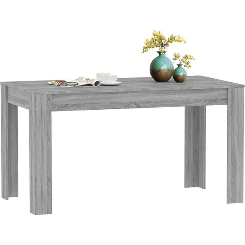 Tidyard söögilaud köögilaud puidust materjalist Hall Sonoma 140 x 74,5 x 76 cm