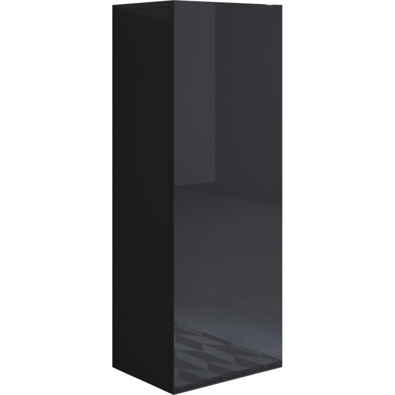 Muebles Bonitos rippkapp Luke mudel V1 must (40 x 126 cm)