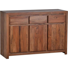 MiaMöbel Maharaja küljepaneel 130 x 90 x 45 cm Moodne täispuidust sheesham Sheesham naturaalne