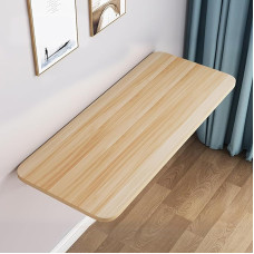 Klapptisch zur Wandmontage, Werkbank für kleine Räume, Walnussfarben, ideal für Bar, Computer, Laptop, 90 x 40 cm