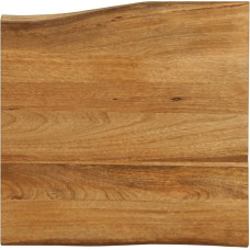 FOZICV 40 x 40 x 3,8 cm ruudukujuline kohvilaud, söögilaud, baarilaud, täispuidust lauaplaat, asenduslaud, laudaplaat, pruun, mango täispuit.