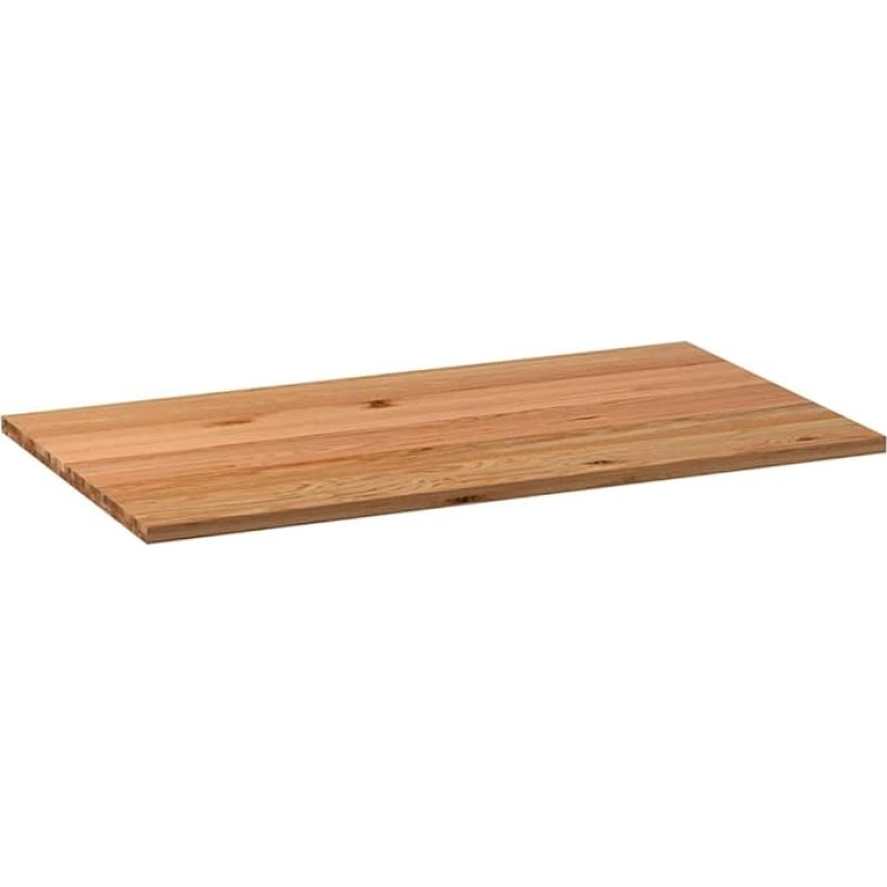 vidaXL helepruun lauaplaat, 180 x 100 x 4 cm, täispuidust tammepuust ristkülikukujuline, söögilaud, laudaplaat, baarilaud, söögitoa lauaplaat