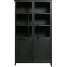 Näitusekapp kõrgus 170 cm metall must