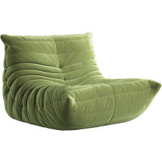 ArtsPavilion Weiches Lazy Boden Diivan, Kaminstuhl, Akzent Sitzsack Couch Für Wohnzimmer Schlafzimmer Salon Büro, Lazy Diivan Stühle L Green