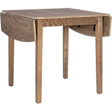 Linon Greywash Torino kokkupandav laud, 30 x 48 tolli, ruudukujuline, 30 x 48 tolli