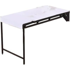 Reguleeritavad hüdraulilised jalaga seinariiulid, kokkupandav söögilaud tiheda pealispinnaga, multifunktsionaalne hoiuraam elutuppa, kontorisse ja magamistuppa (värv : Teak)