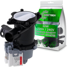 Drain Pump 30 W for Washing Machine with Original Code 00215442 215442 00145777 145777 for Bosch 00144971 144971 00145755 145755 for Siemens ONIX TECH