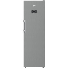 Beko B7RFNE315XP Freezer, 286 L Net Volume, No Frost, Quick Freeze Function, Multifunctional Display, 5 Freezer Drawers + 3 Compartments, 34 dB (A), Can be Used in Unheated Rooms, Stainless Steel Look