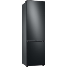 Samsung Bespoke RL38C7B5BB1/EG Fridge-Freezer, 203 cm, 387 L Total Volume, 114 L Freezer, AI Energy Mode, Black Steel