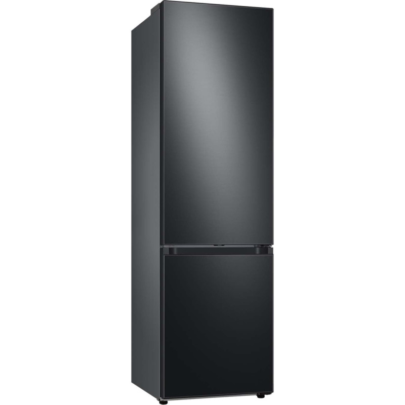 Samsung Bespoke RL38C7B5BB1/EG Fridge-Freezer, 203 cm, 387 L Total Volume, 114 L Freezer, AI Energy Mode, Black Steel