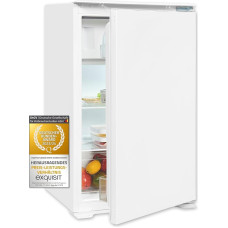 Exquisit EKS5131-4-E-040E Built-In Fridge with Freezer, 118 Litre Capacity, Built-in Fridge 88 cm, Built-In Device, 4-Star Freezer, White (Energy Class E)