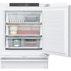 Siemens GU21NADE0 iQ500 Smart Built-In Freezer, Flat Hinge with Soft Feed, 82 x 59.8 cm, 85 L Freezer, NoFrost - Never Defrost Again, FreshSense - Constant Indoor Temperature