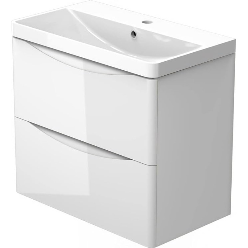 Biubiubath 600mm vannituba Vanity Unit Wall Mounted 2 Soft Close sahtlit Vannitoa mööbli komplekt Flat Pack