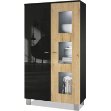 Ema toode Denjo vitriinkapp, must