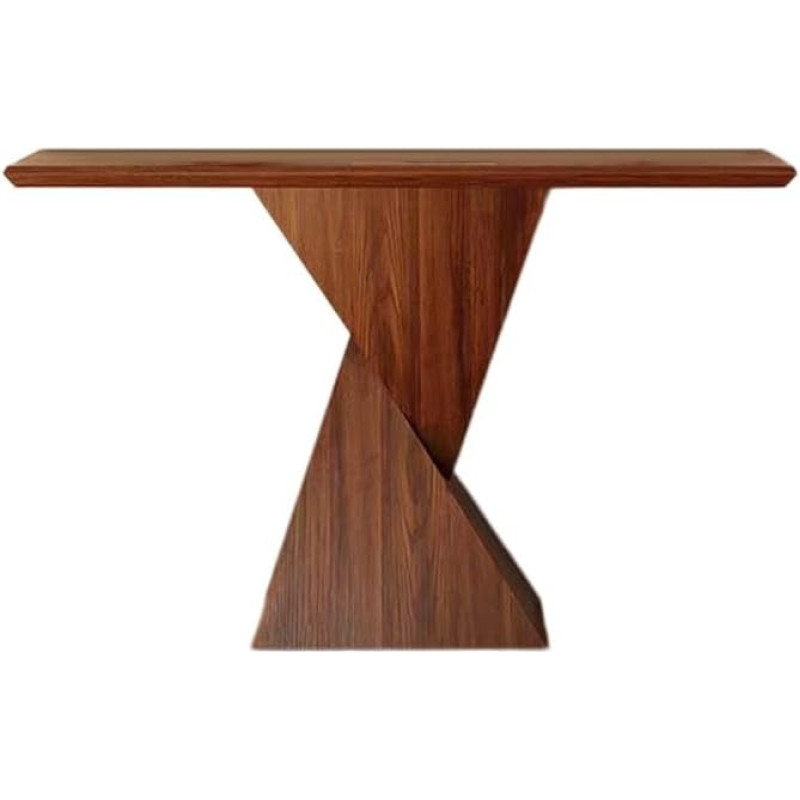 XLIHAWY konsoollaud, diivanilaud, sissepääsulaud koos panipaigaga elutuppa, fuajeesse, lihtne kokku panna (helepruun, 100 x 40 x 85 cm)