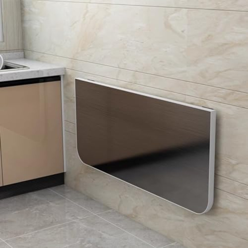 Generisch Klappbarer Frühstücksbartisch zur Wandmontage | Platzsparendes Klapptisch-Design für Küche, Esszimmer, Waschküche und kompakte Räume - perfekt für kleine Wohnungen