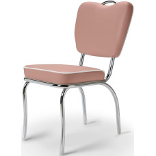 Bel Air köögitoolid, 2 tooli, söögitoolid, söögitoolid, kontoritoolid, 50ndate söögitoolid (Dusty Rose)